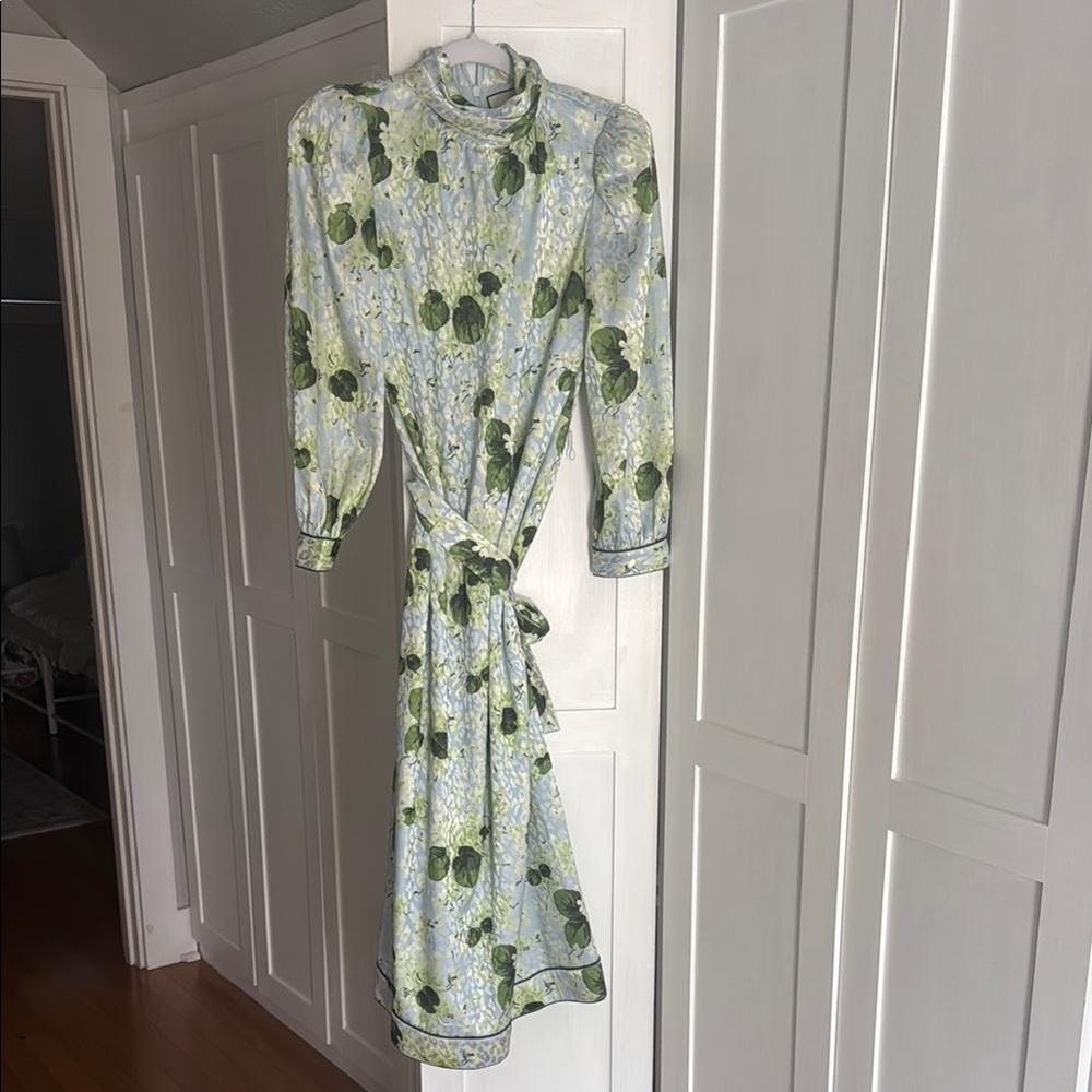 Tuckernuck Green and Blue Tie Dress